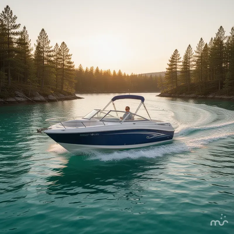 The Image of Rinker 228 Captiva Deckboat 2009 - 0