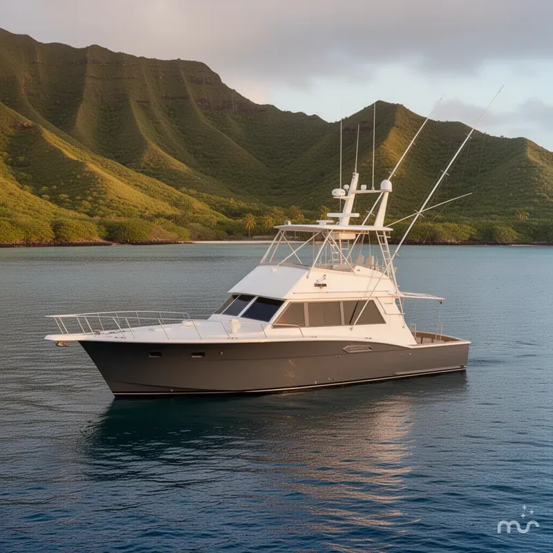 Slide: The Image of Hatteras 52 Convertible 1984 - 2