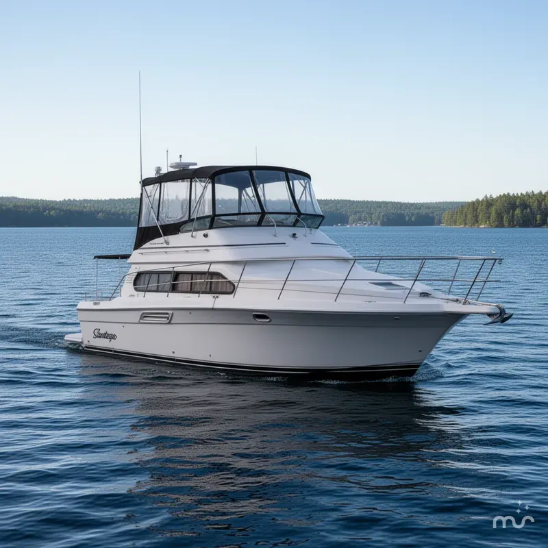 Slide: The Image of Carver Yachts 380 Santego 1999 - 0