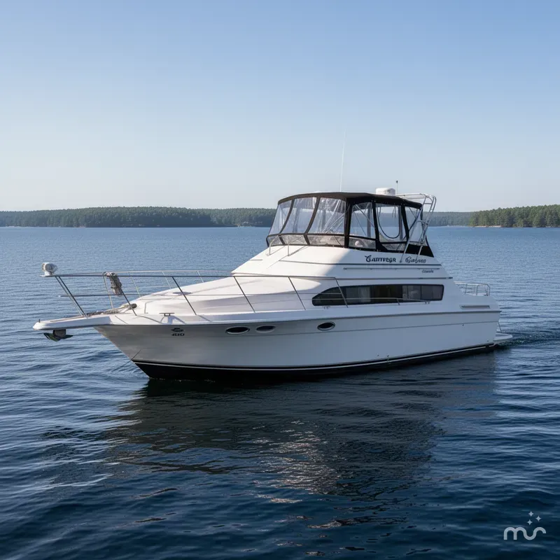 Slide: The Image of Carver Yachts 380 Santego 1999 - 1