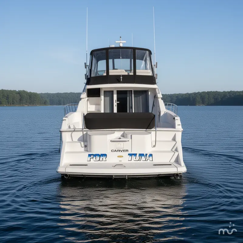 Slide: The Image of Carver Yachts 380 Santego 1999 - 2