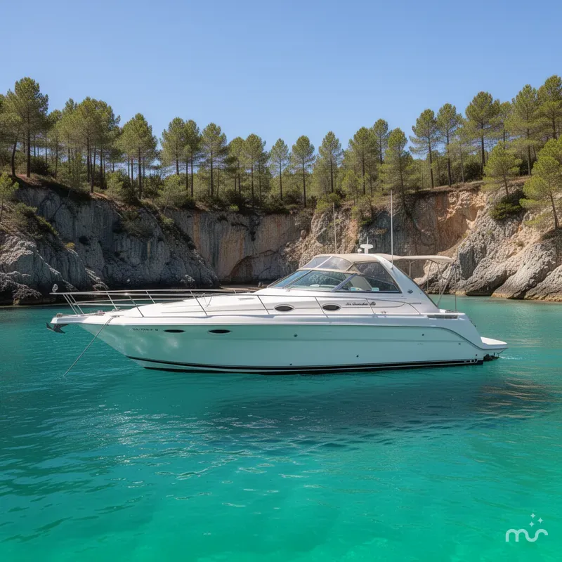 Slide: The Image of Sea Ray Sundancer 330 1996 - 2