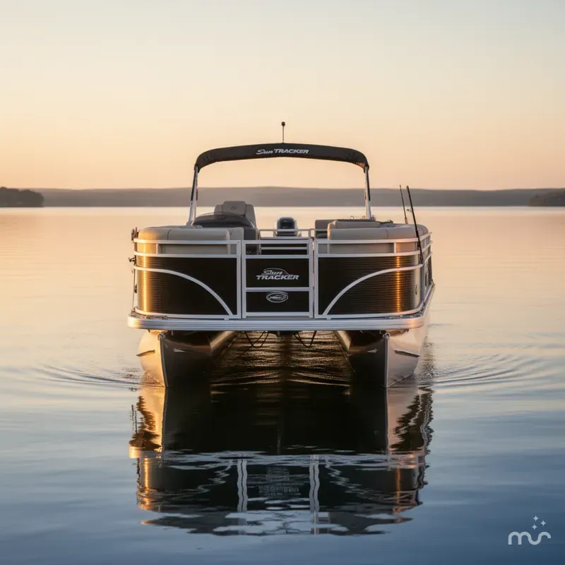Slide: The Image of Sun Tracker Fishin' Barge 22 DLX 2026 - 1