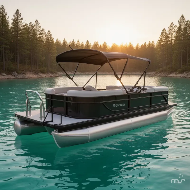 The Image of Godfrey Sweetwater Xperience 22' Split Bench Pontoon - 2286 SBX 2027 - 0