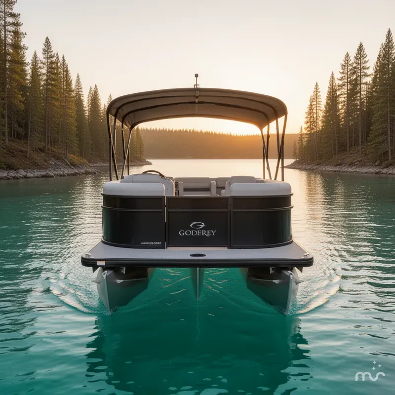 Slide: The Image of Godfrey Sweetwater Xperience 22' Split Bench Pontoon - 2286 SBX 2027 - 1