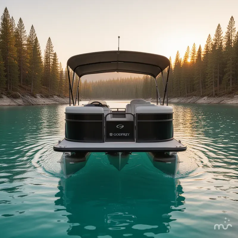 Slide: The Image of Godfrey Sweetwater Xperience 22' Split Bench Pontoon - 2286 SBX 2027 - 3