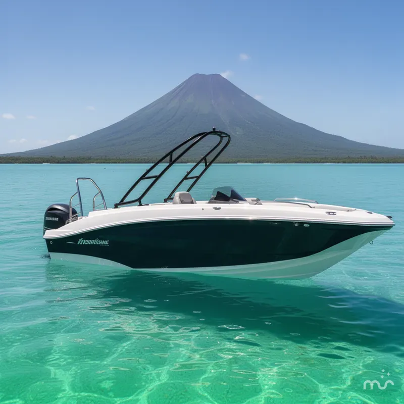 Slide: The Image of Hurricane Sundeck Sport 218 OB 2025 - 2