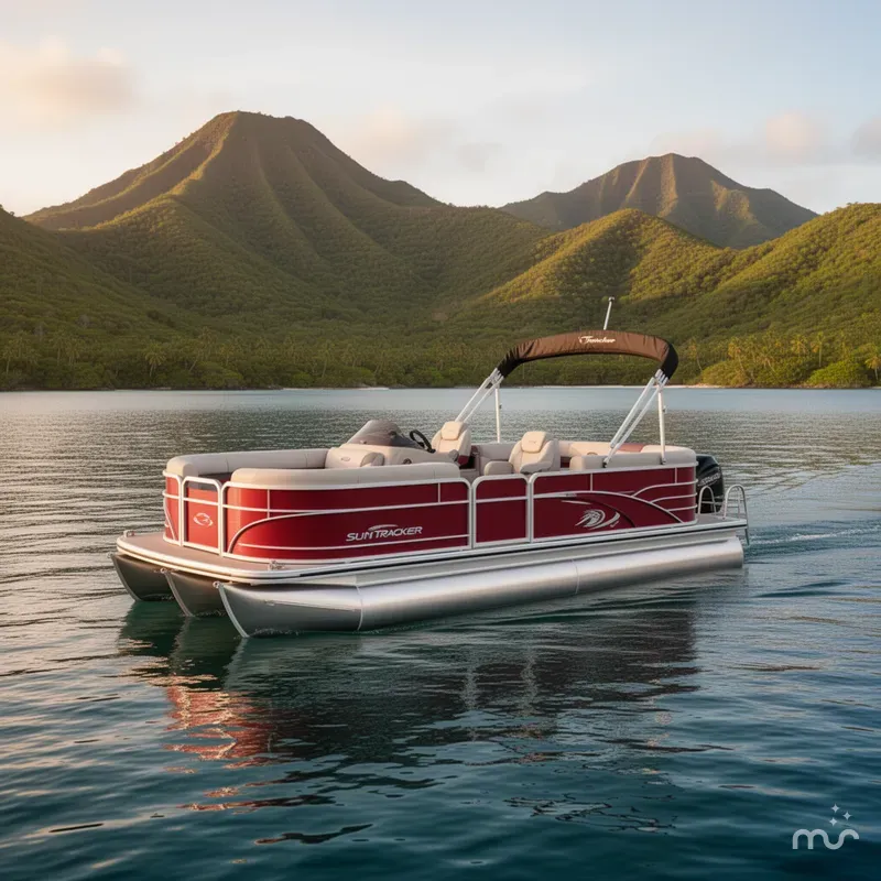 The Image of Sun Tracker Party Barge 22 DLX 2026 - 0