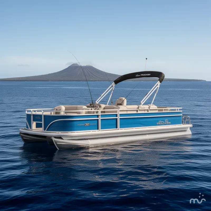 Slide: The Image of Sun Tracker Fishin' Barge 20 DLX 2026 - 2