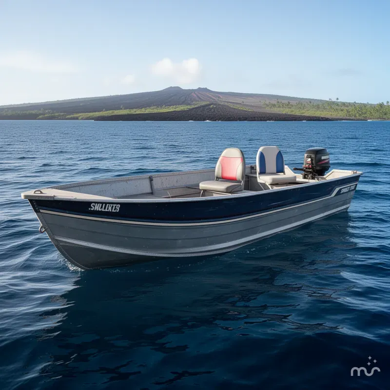 Slide: The Image of Smoker Craft 16 TILLER 1988 - 2