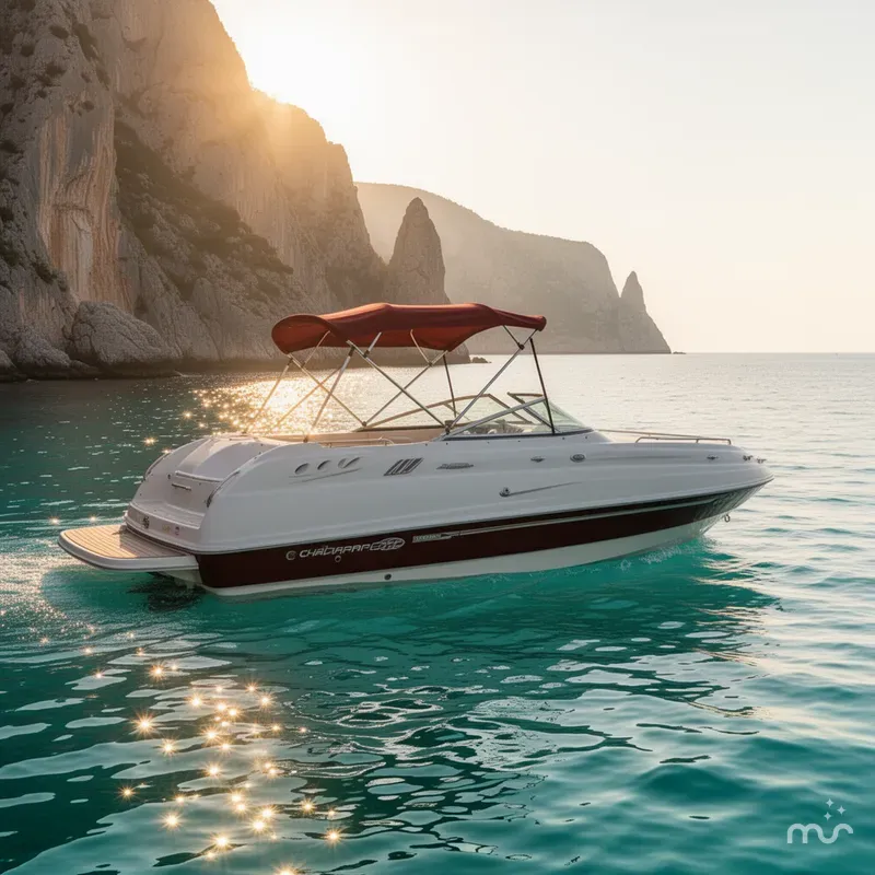 The Image of Chaparral 22' DECKBOAT 1994 - 0