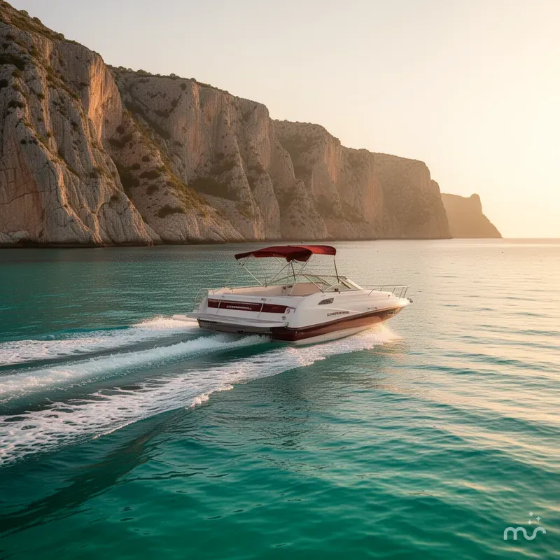 Slide: The Image of Chaparral 22' DECKBOAT 1994 - 2
