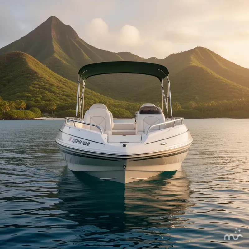 Slide: The Image of Sylvan 2030 Deck Boat 2002 - 1