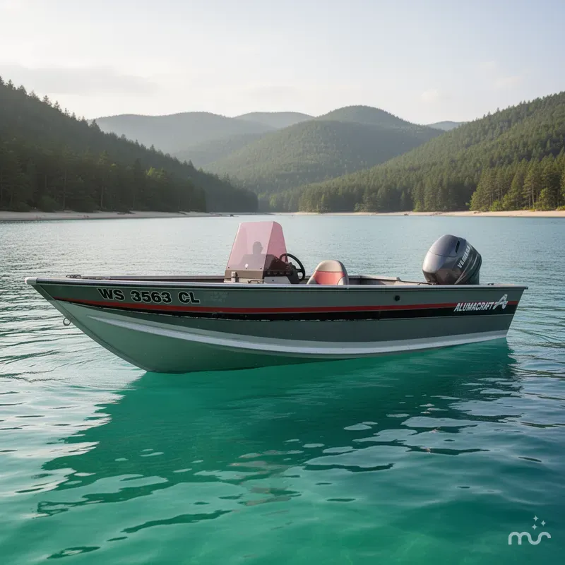 Slide: The Image of Alumacraft Competitor 165 CS 1990 - 2