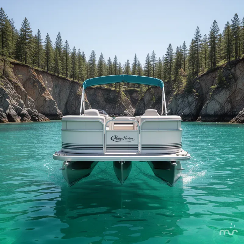 Slide: The Image of Misty Harbor Pontoons 2424CF 2000 - 1