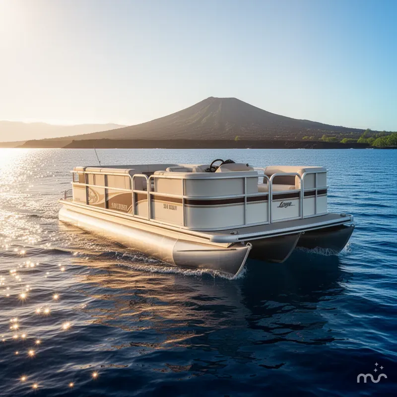 Slide: The Image of Lowe Sun Cruiser 20XL Tritoon 1999 - 1