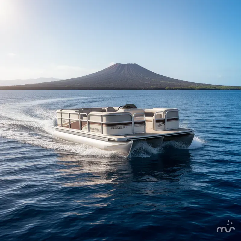 Slide: The Image of Lowe Sun Cruiser 20XL Tritoon 1999 - 2
