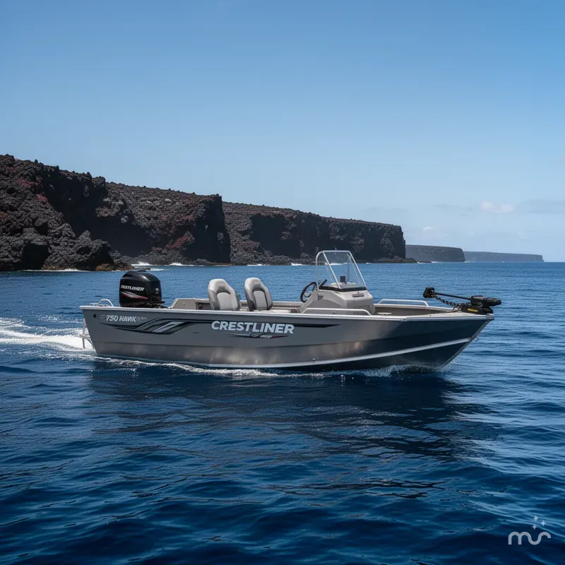 Slide: The Image of Crestliner 1750 Hawk 2026 - 2