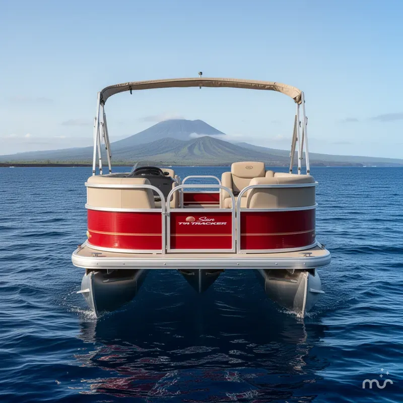 Slide: The Image of Sun Tracker Party Barge 18 DLX 2023 - 3