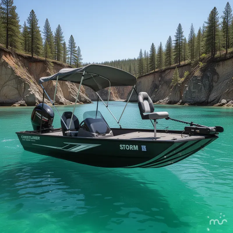 Slide: The Image of Crestliner 1600 Storm 2020 - 2
