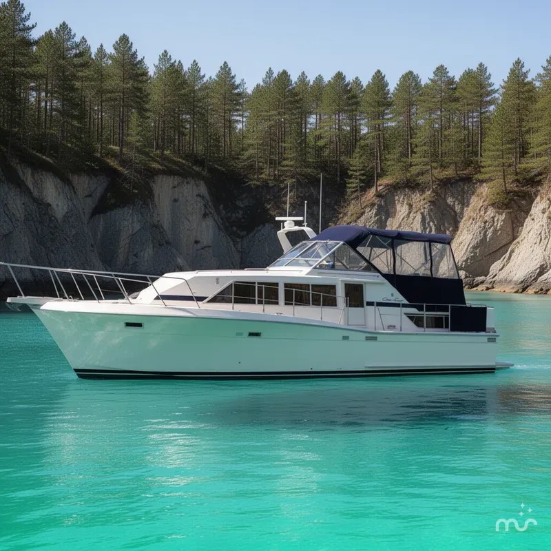 Slide: The Image of Chris-Craft 381 Catalina 1987 - 2