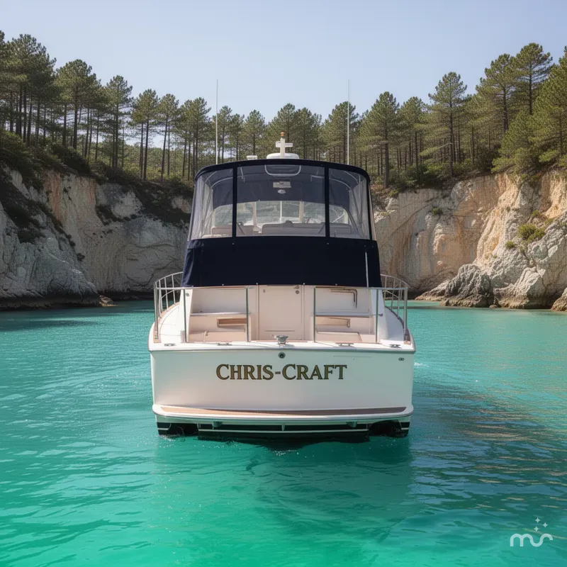 Slide: The Image of Chris-Craft 381 Catalina 1987 - 3