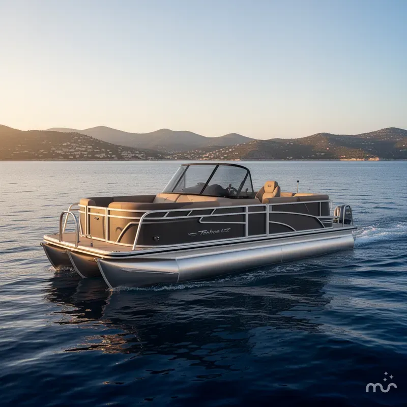 Slide: The Image of Tahoe LTZ 300HP Elite Windshield 2385 Tritoon 2026 - 1