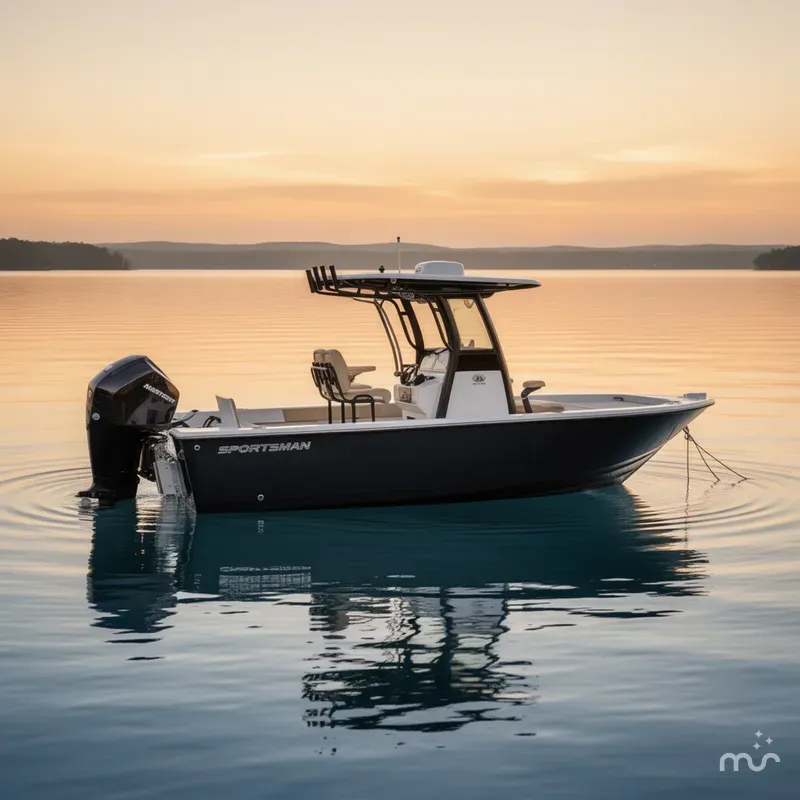 Slide: The Image of Sportsman Masters 247OE Bay Boat 2026 - 2