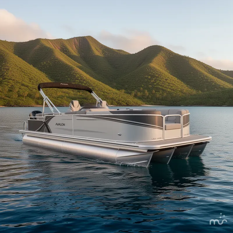 Slide: The Image of Avalon LSZ 25 QUAD LOUNGER-TRITOON 200HP 2026 - 2