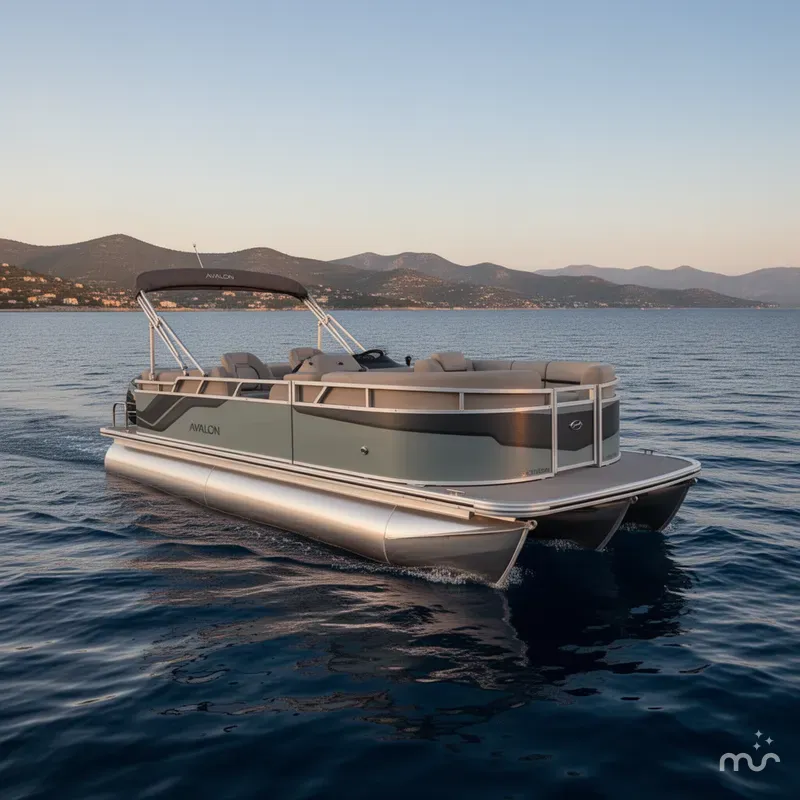 Slide: The Image of Avalon VLS 21 QUAD LOUNGER 90HP 2026 - 2