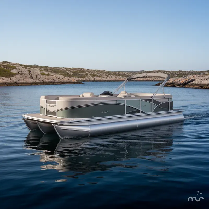Slide: The Image of Avalon LSZ 25 VERSA REAR BENCH TRITOON 200HP 2026 - 1