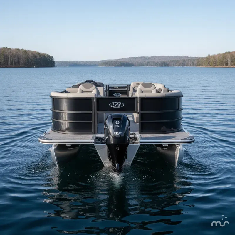 Slide: The Image of Bentley Pontoons Fish 220 FWD CW 2026 - 2