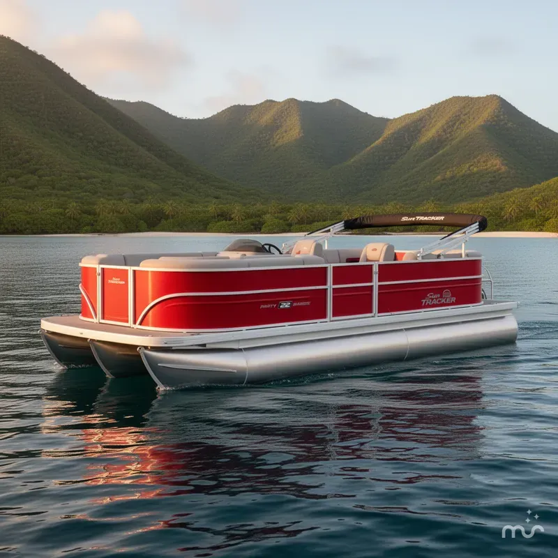 The Image of Sun Tracker Party Barge 22 DLX 2026 - 0