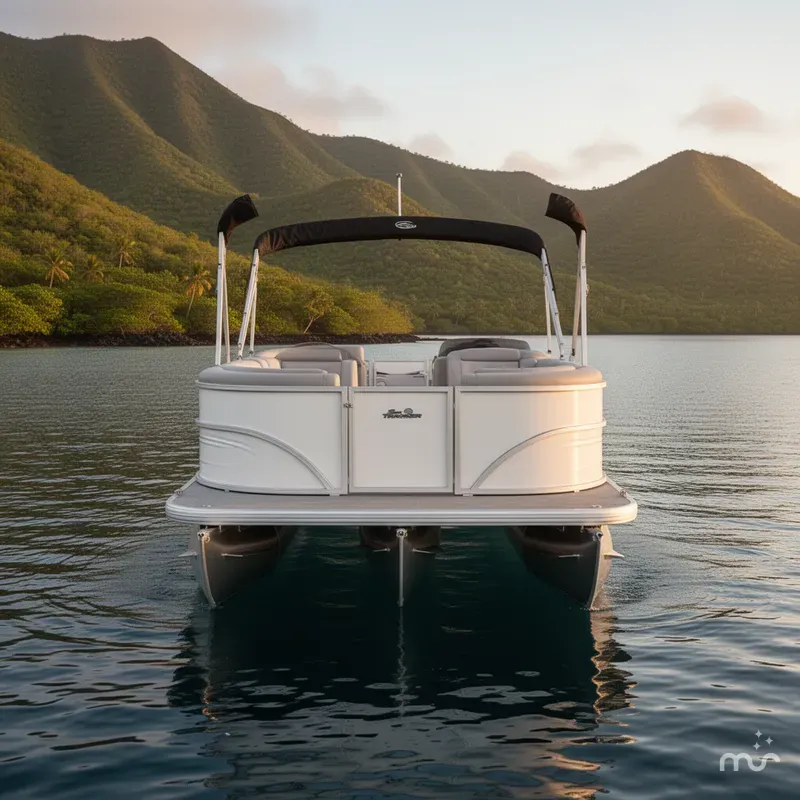 Slide: The Image of Sun Tracker Party Barge 22 DLX 2026 - 3