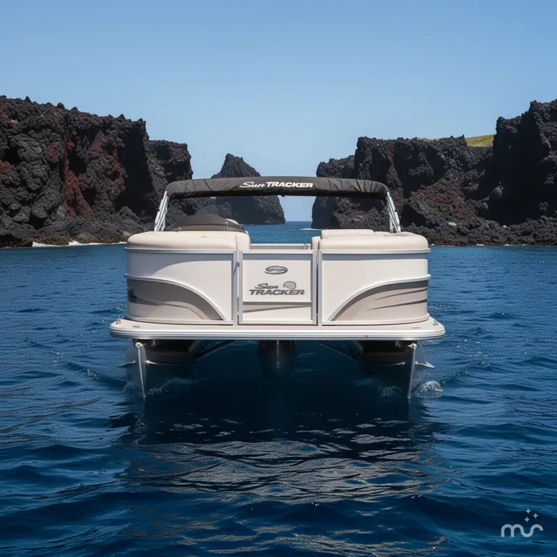 Slide: The Image of Sun Tracker Party Barge 20 DLX 2026 - 3