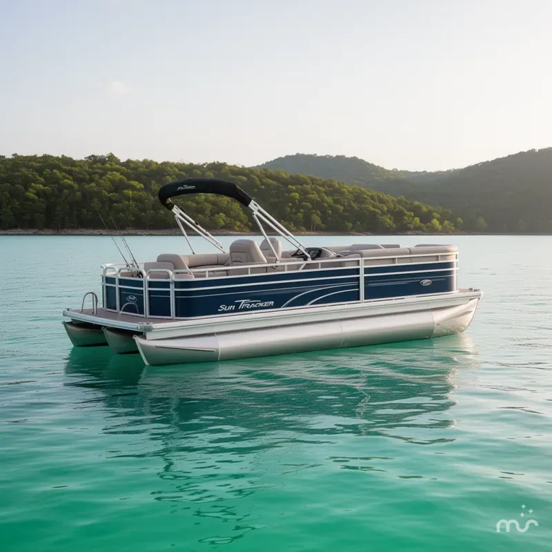 Slide: The Image of Sun Tracker Fishin' Barge 20 DLX 2026 - 0