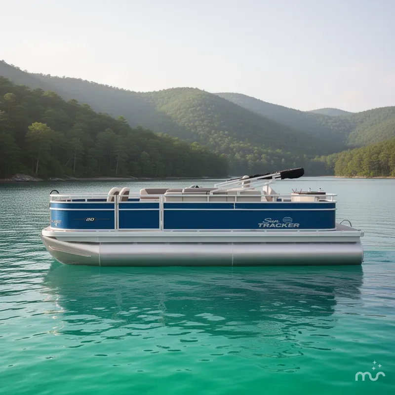Slide: The Image of Sun Tracker Fishin' Barge 20 DLX 2026 - 2