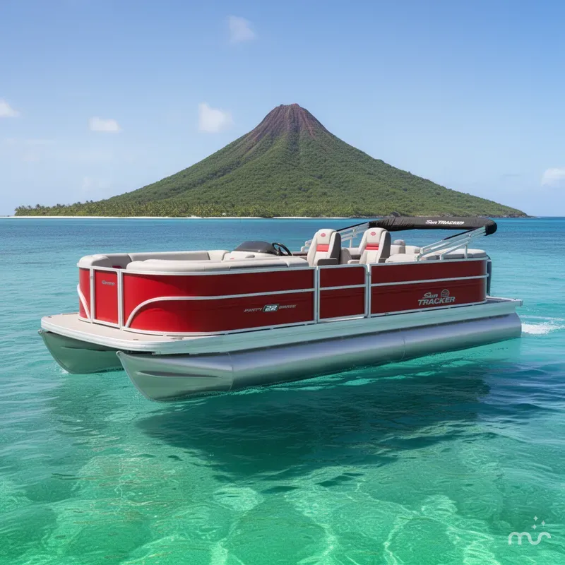 The Image of Sun Tracker Party Barge 22 DLX 2026 - 0