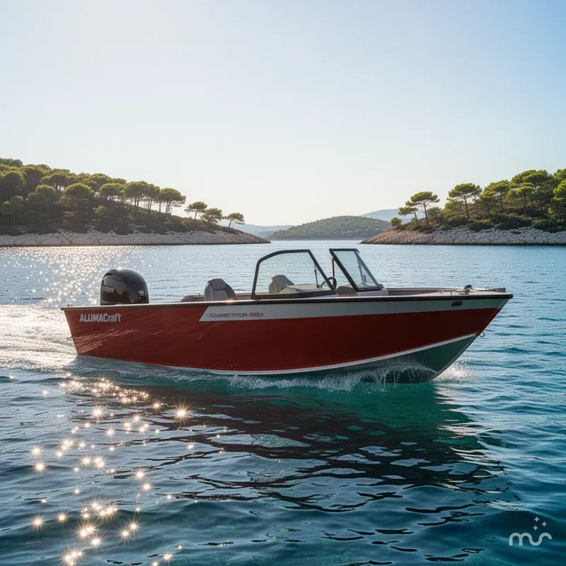 Slide: The Image of Alumacraft Competitor 195X Sport 2025 - 2