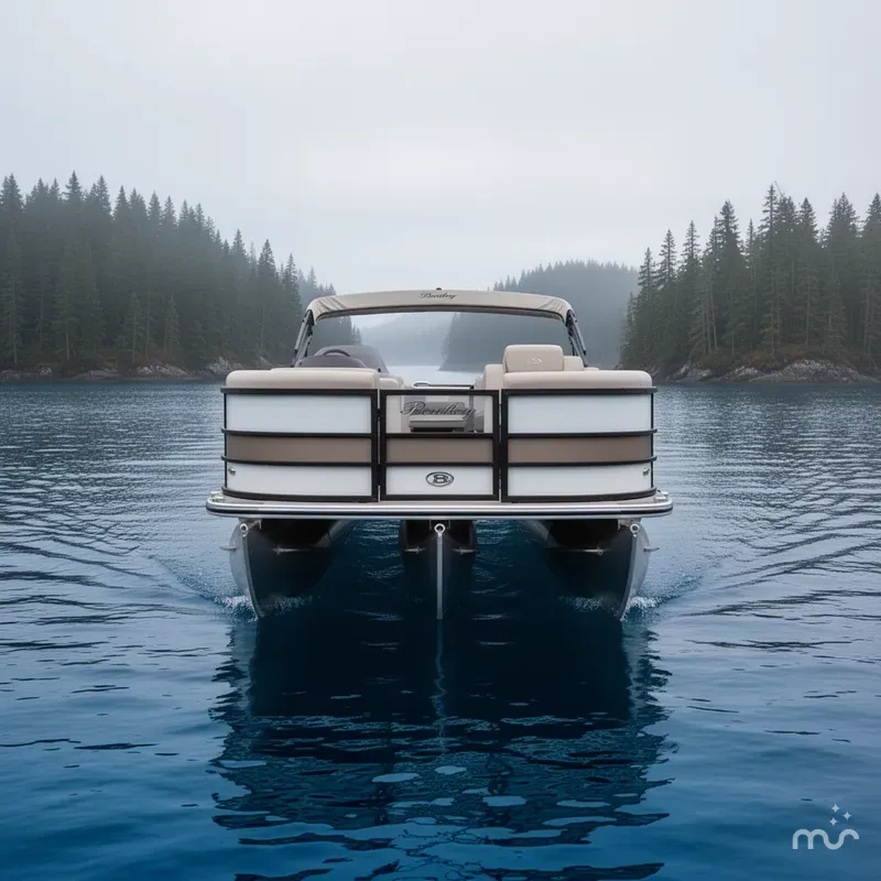 Slide: The Image of Bentley Pontoons Legacy 220 Swingback 2026 - 1