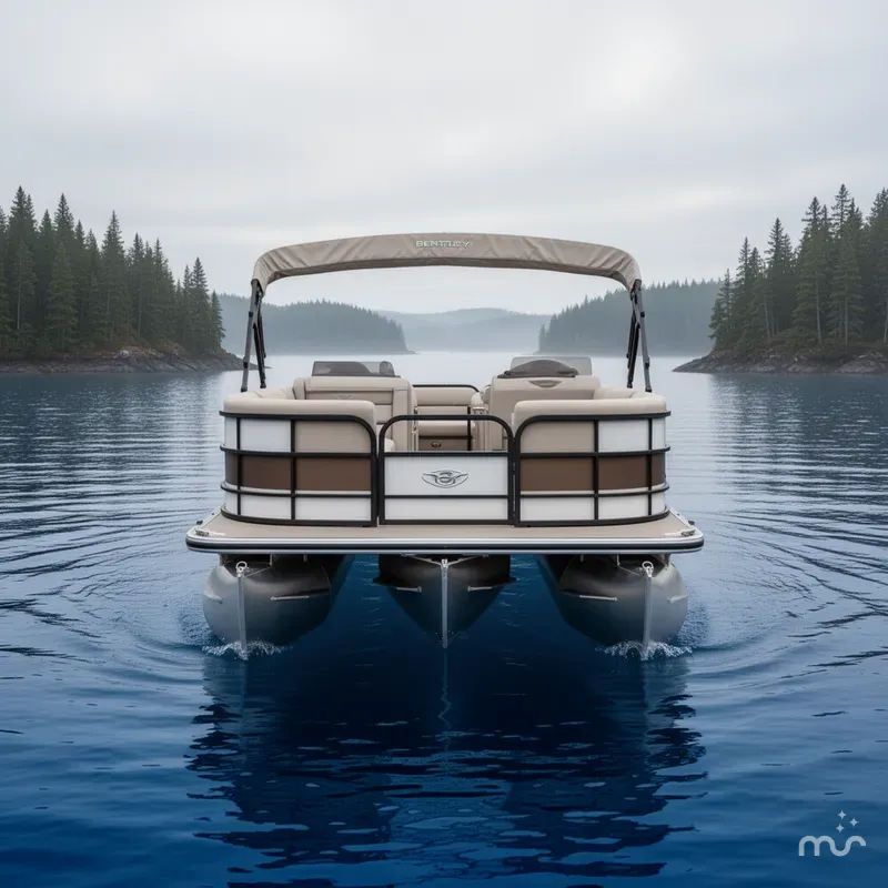 Slide: The Image of Bentley Pontoons Legacy 220 Swingback 2026 - 3