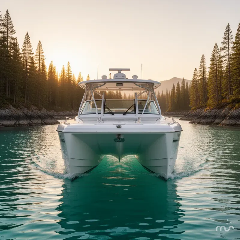 Slide: The Image of World Cat Glacier Bay Edition 2740 Dual Console 2017 - 1