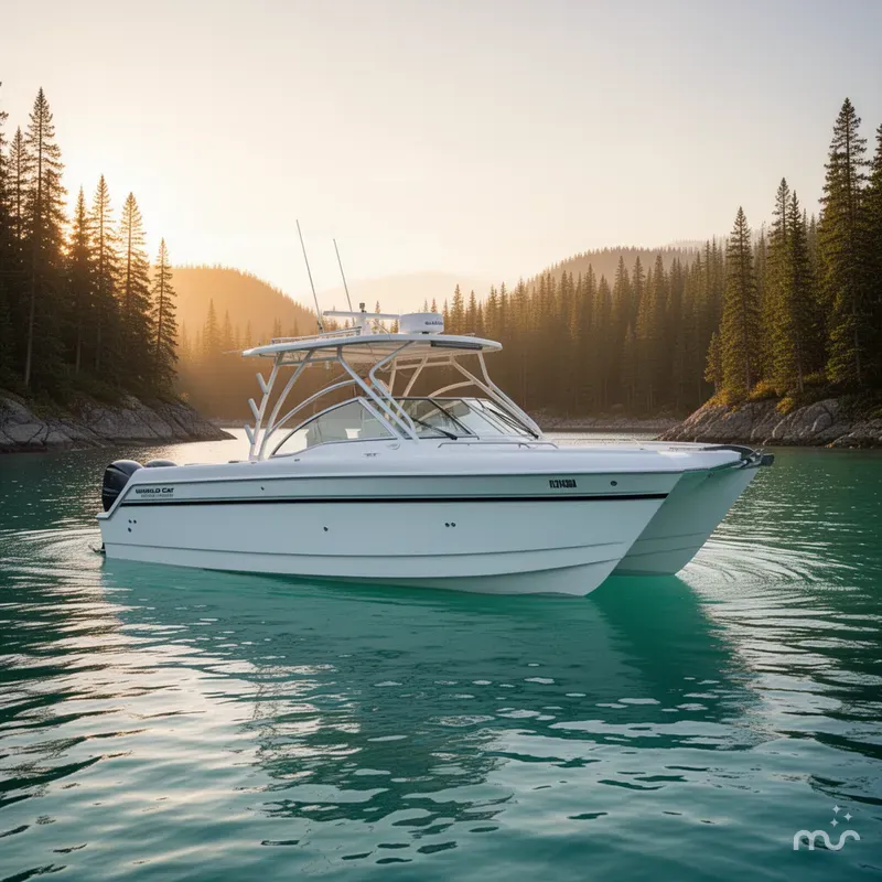 Slide: The Image of World Cat Glacier Bay Edition 2740 Dual Console 2017 - 2