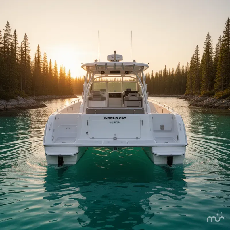 Slide: The Image of World Cat Glacier Bay Edition 2740 Dual Console 2017 - 3