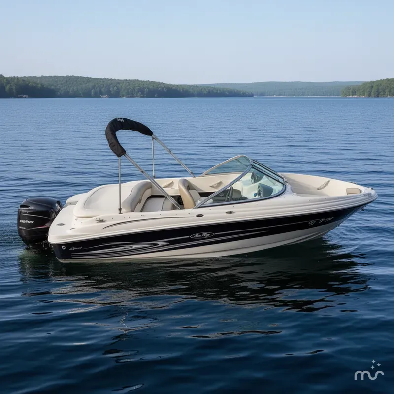 Slide: The Image of Sea Ray Sport 180 Runabout & 135HP 3.0L Mercruiser - $7,995 2004 - 0