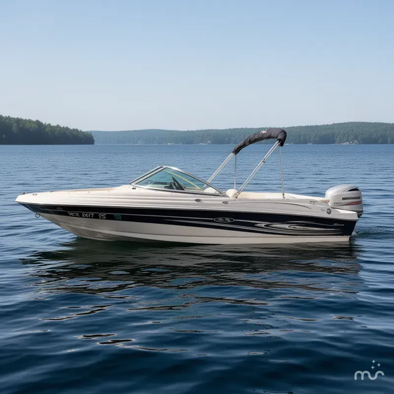 Slide: The Image of Sea Ray Sport 180 Runabout & 135HP 3.0L Mercruiser - $7,995 2004 - 1