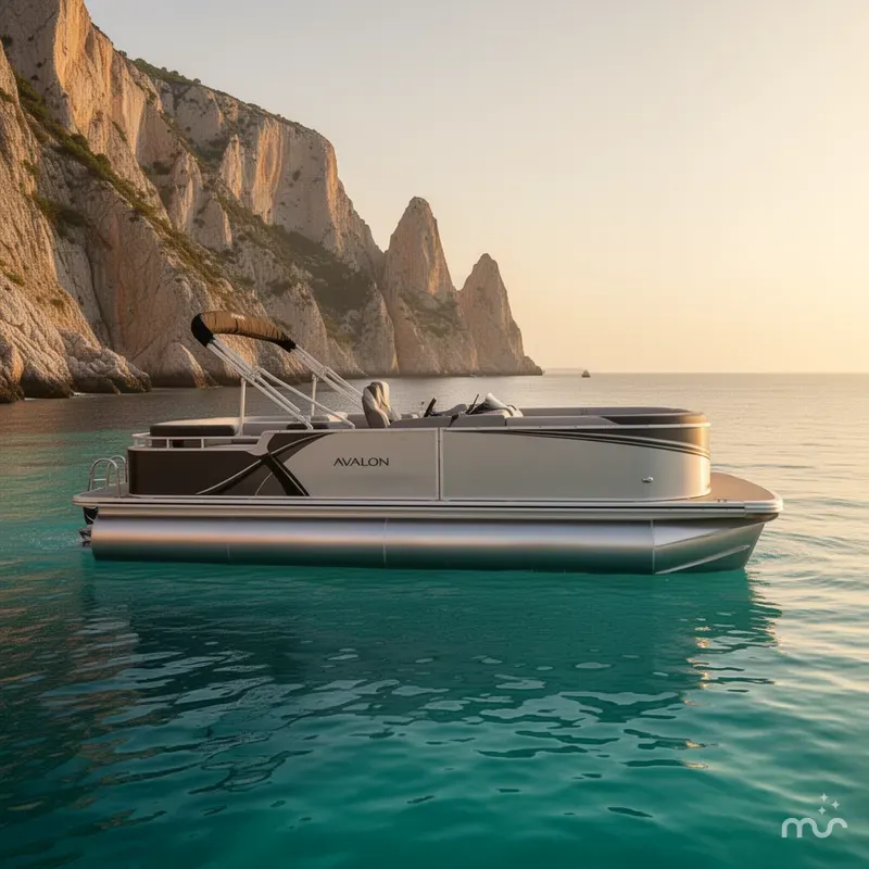 Slide: The Image of Avalon LSZ 25 QUAD LOUNGER-TRITOON 200HP 2026 - 2