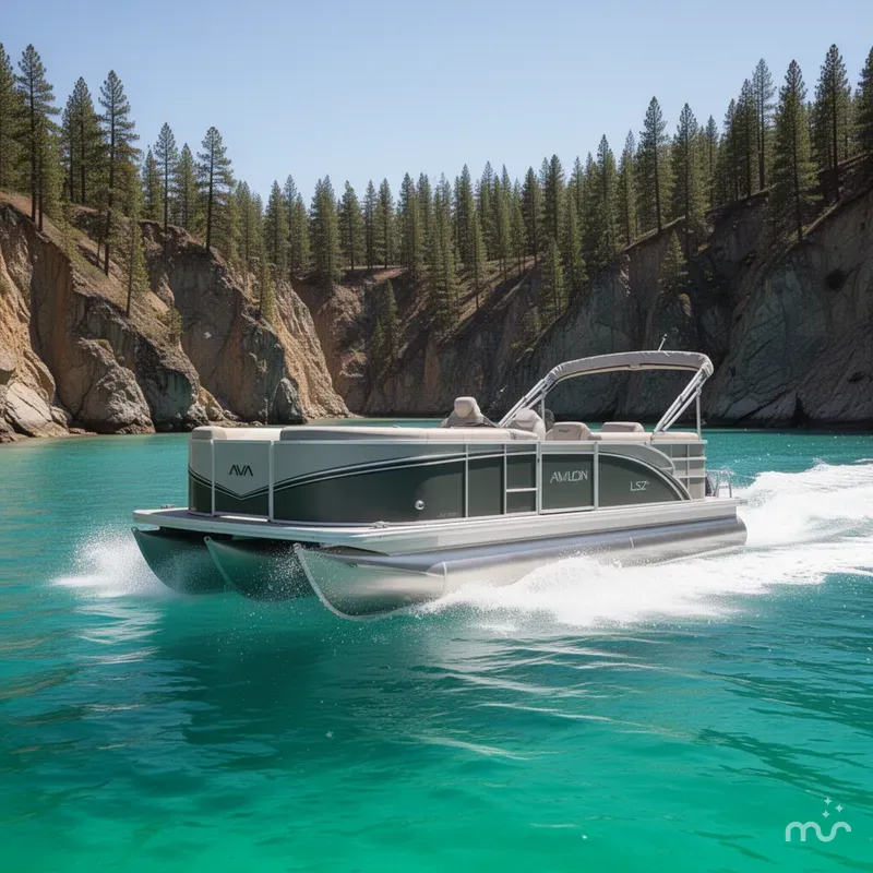 Slide: The Image of Avalon LSZ 25 QUAD LOUNGER-TRITOON 200HP 2026 - 2