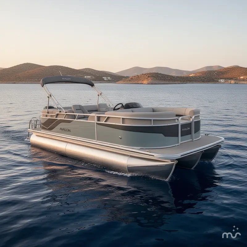 Slide: The Image of Avalon VLS 21 QUAD LOUNGER 90HP 2026 - 2