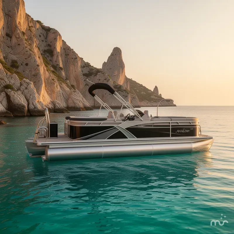 Slide: The Image of Avalon LSZ 23 QUAD LOUNGER-TRITOON 200HP 2026 - 2